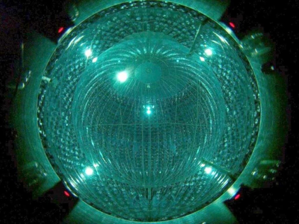 While NASA was busy recording the sun's exterior, researchers at the University of Massachusetts, Amherst, were studying the byproducts of the sun's core. With the aid of a powerful instrument called the <a href="http://borex.lngs.infn.it/">Borexino detector</a> (pictured), researchers were able to detect subatomic particles known as neutrinos for the first time ever. These bizarre, tiny particles are formed by the fusion reaction of two protons in the sun's core; they then travel to Earth at the speed of light, flying through the empty spaces between atoms. Experts have known about their existence for some time, but no one had ever been able to "see" these low-energy neutrinos in real time before. <a href="https://www.popsci.com/article/science/colorful-earthquakes-enormous-superclusters-and-other-amazing-images-week/"><em>From September 6, 2014</em></a>