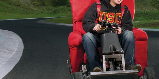 You Built What? A Motorized Easy Chair to Roar Around Campus