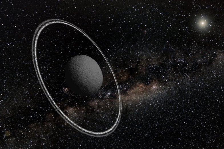 First Asteroid-Like Object Discovered With Rings