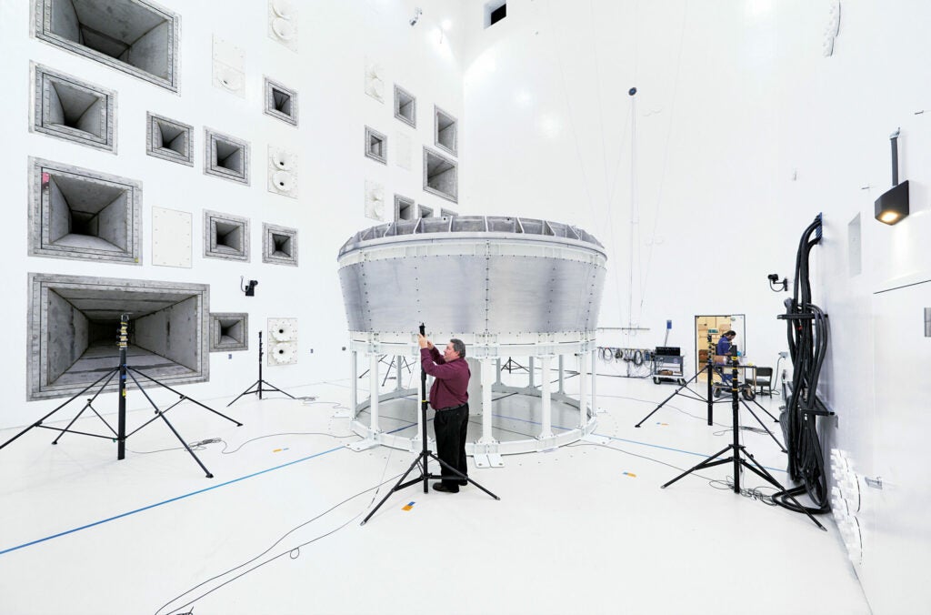 acoustic testing chamber