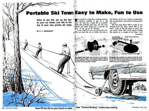 Portable Ski Tow: November 1966