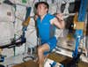 astronaut exercises on the ISS to prevent muscle loss