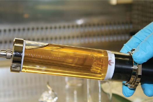 Instead of pulling the corks, the scientists drew whisky from the bottles through a sterile needle.