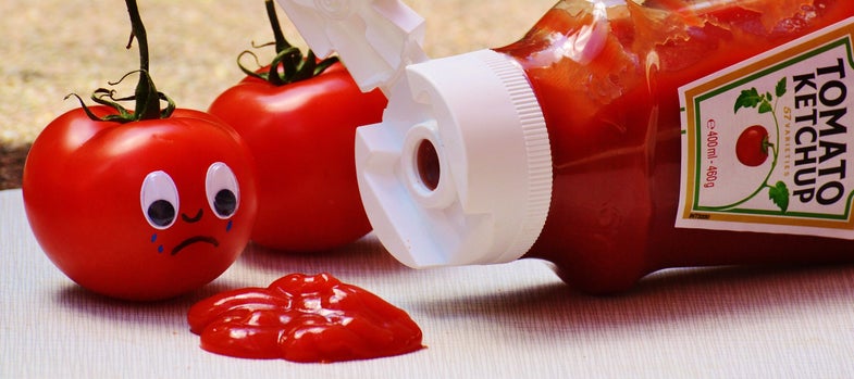 tomato and ketchup