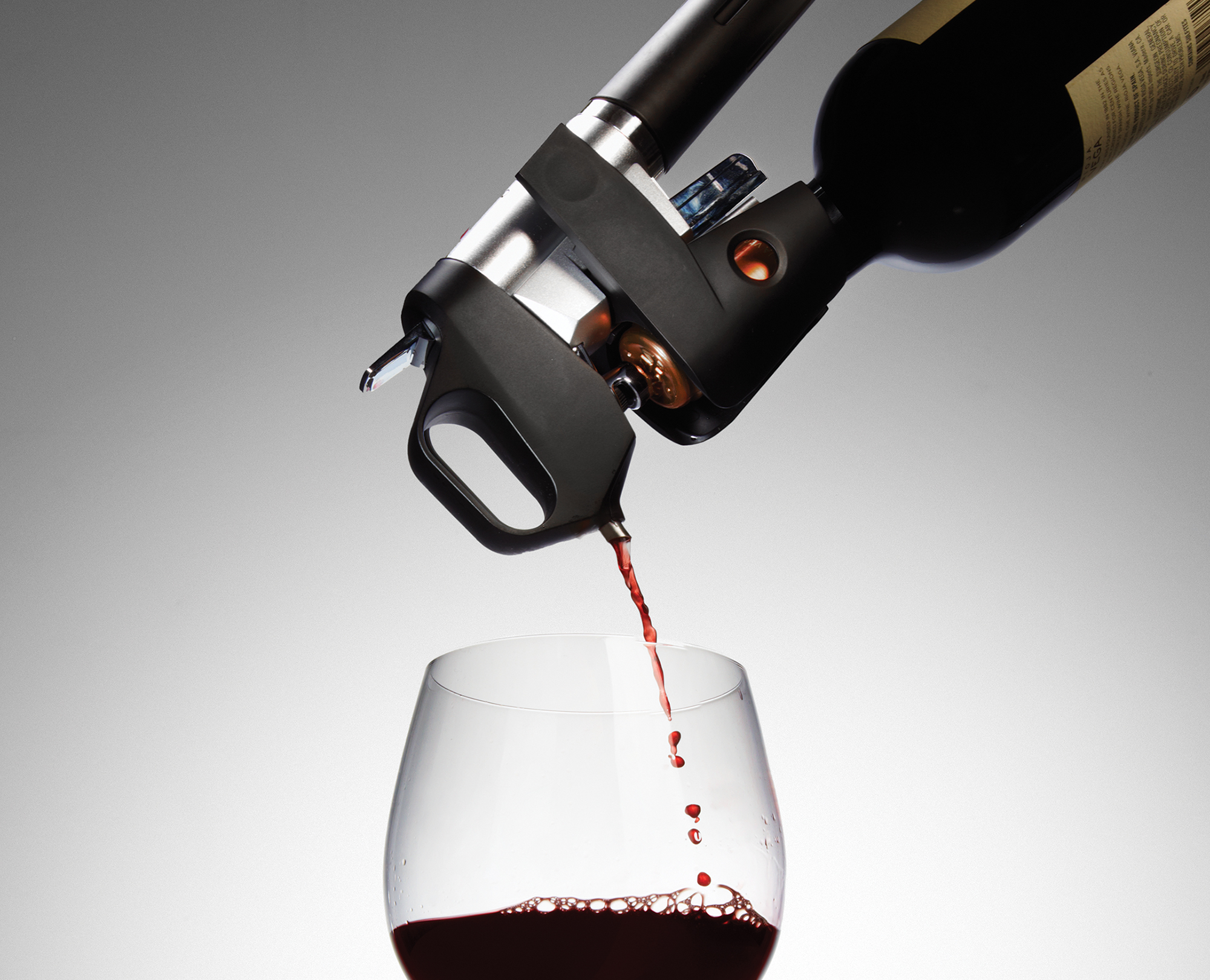 Surgical Needle That Sucks Wine From Bottle Without Removing Cork
