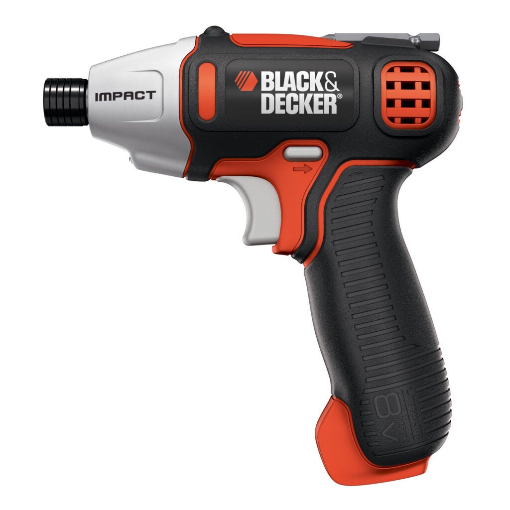 The Black &amp; Decker impact screwdriver can spin at 2,200 rpm—more than 10 times faster than a typical cordless screwdriver. When it meets resistance, the tool's impact mechanism kicks in, delivering fast pulses that increase the torque delivered to the screw. <a href="http://www.amazon.com/Black-Decker-BDCS80I-Impact-Screwdriver/dp/B00FFZQ0W2">$40</a>