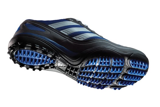 Adidas Puremotion blue golf shoes