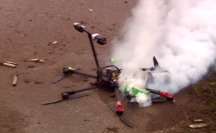 Asparagus Delivery Drone Catches Fire In Netherlands