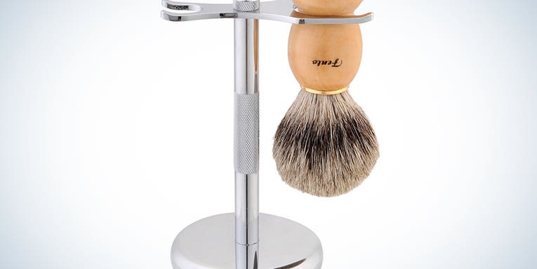 Professional shaving brush and stand 75 percent off? I’d buy it.