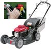 Instead of squeezing hard on a handle, lightly press a lever with your thumb to speed this self-propelled mower up to 3.6 mph. Honda set the lever at an angle that minimizes the force required to pull the clutch cable. Honda HRX with SmartDrive $700; hondapowerequipment.com
