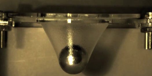 Video: A Ball of Metal Bounces Off a Thin Sheet of Super-Tough Hydrogel