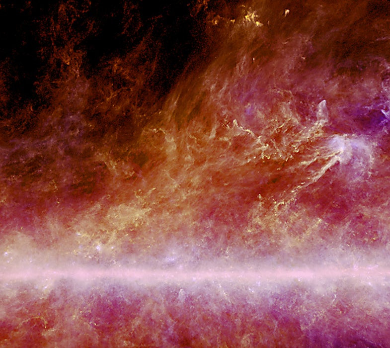 Planck Satellite Illuminates Filaments of Cold Interstellar Dust