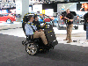 On the Javits Center show floor, General Motors and Segway were giving rides in their joint creation, the Project P.U.M.A., which stands for Personal Urban Mobility and Accessibility. We reported on the P.U.M.A. last week.