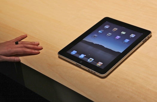 iPad on the table