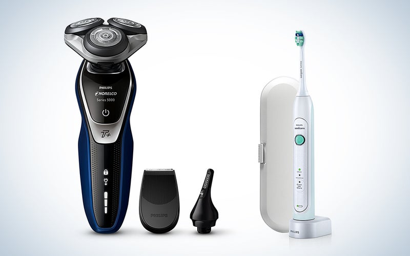 Philips toothbrush and shaver