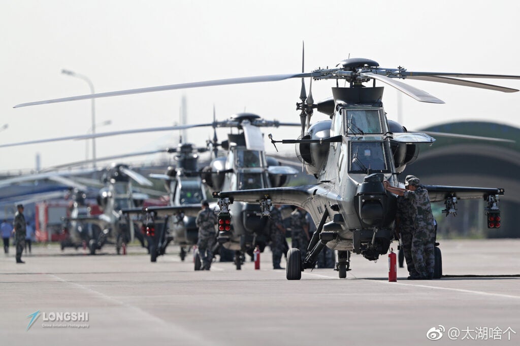 China Z-10 attack helicopter