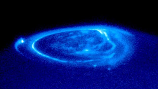 Closeup Of Jupiterâs Aurora