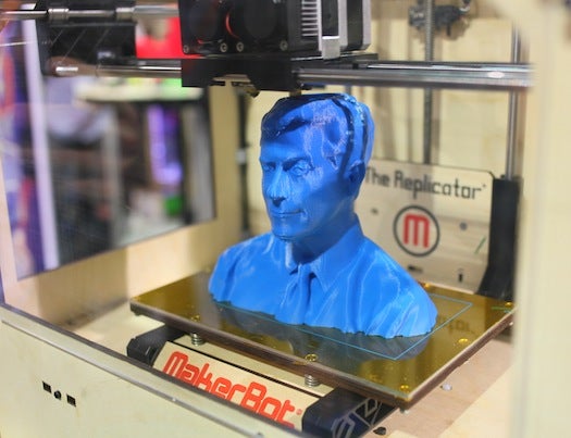 Video: MakerBot Replicator Prints a Plastic Bust of Stephen Colbert