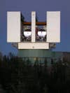 The Mount Graham International Observatory Large Binocular Telescope is the world's highest-resolution optical telescope, with 10 times the light-collecting power of Hubble.