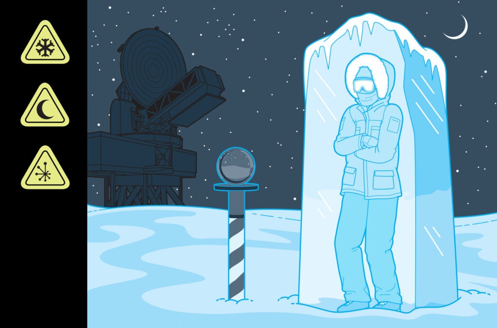 Winter Season South Pole Astronomer
