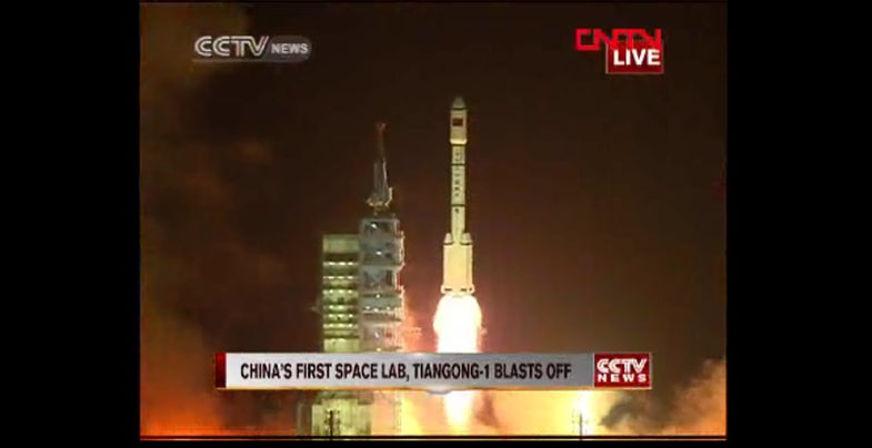 China Launches Its First Space Station Module Into Orbit