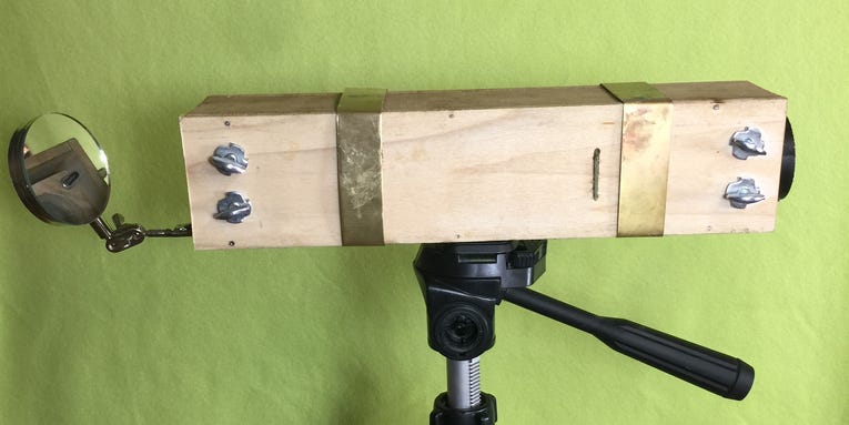 How to build a solar microscope
