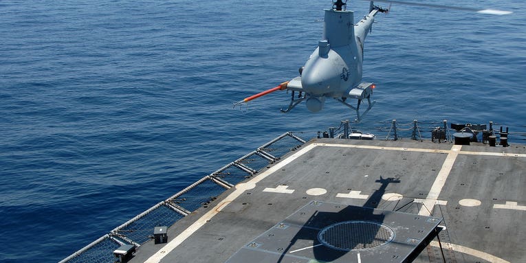 Video: Navy Helicopter Drone Makes First Coke Bust on the High Seas