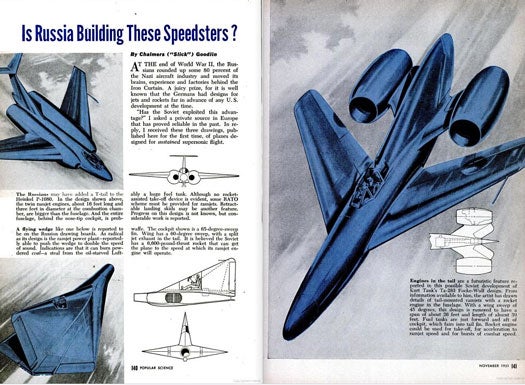 Article on USSR aircrafts during the Cold War
