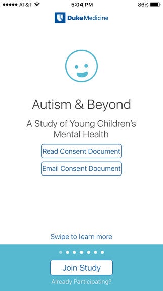 Duke University and Duke Medicine are launching “Autism &Beyond”, which will use the iPhone’s front-facing camera and a new, emotion-detecting algorithm software to analyze a child’s reaction to videos watched through the iPhone.