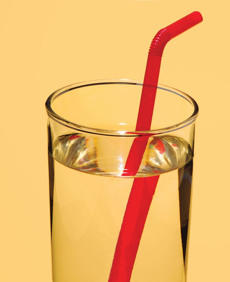 Why does this straw look like it’s broken?