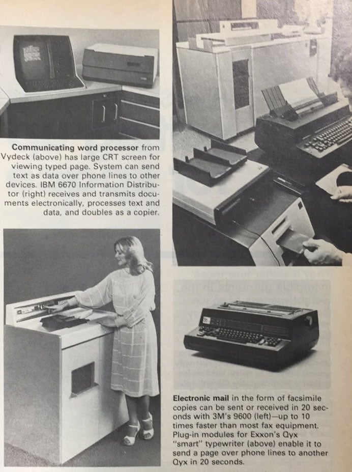 1980s word processors
