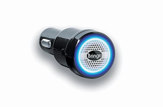 The Bringrr makes it nearly impossible to drive off without your phone. The four-inch dongle connects to your car's accessory port or cigarette lighter, and if you turn the ignition with your Bluetooth-enabled phone more than six feet away, an alarm sounds. <strong>$35</strong>; <a href="http://www.bringrr.com">bringrr.com</a>