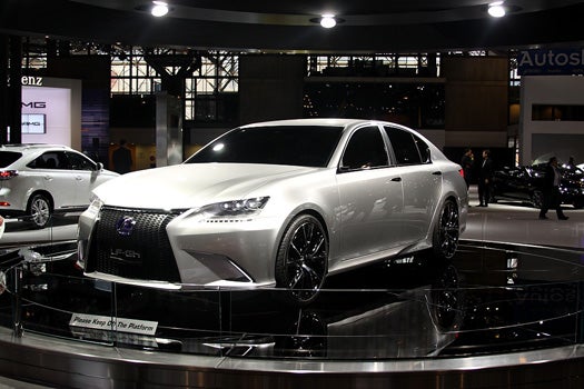 The LF-Gh, whose name means “Future Grand Touring Hybrid,” gives us an idea what to expect from Lexus design in the years ahead. The company has called particular attention to that slightly befanged grille.