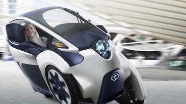 Self-Leaning Toyota i-Road Concept Debuts At 2013 Geneva Show