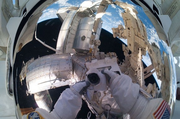 NASA astronaut Mike Fossum