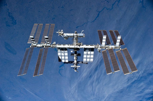 ISS Assembly Mission 19A in orbit