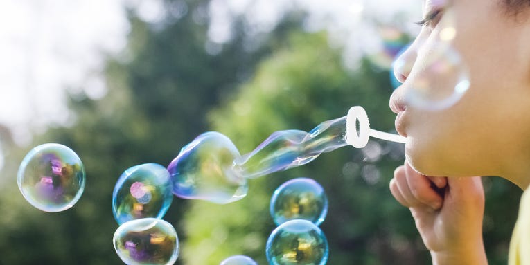 Mathematicians finally found the perfect bubble blowing formula