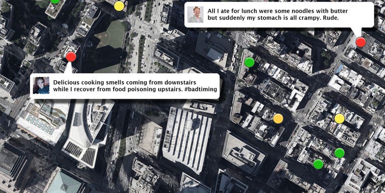 Tracker Maps Reports Of Food Poisoning On Twitter