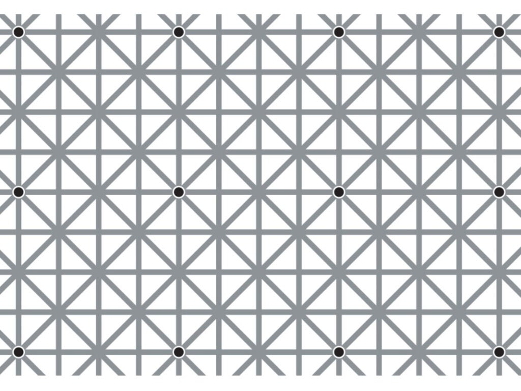 black dot illusion