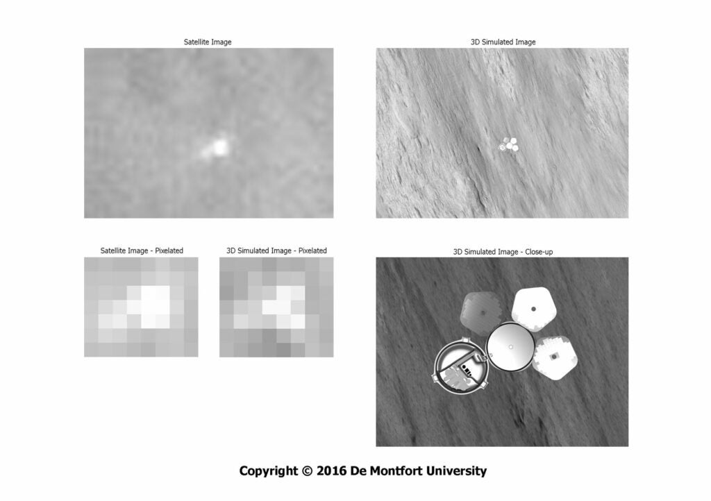 beagle 2 simulations vs photos