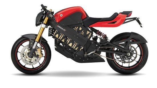 With a 100mph top speed and 100 miles of driving range, the <a href="https://www.popsci.com/cars/article/2010-07/brammo-empulse-new-100-mph-king-consumer-electric-motorcycles-sold-best-buy/">Brammo Empulse 10.0</a> is the fastest and farthest-driving consumer electric motorcycle ever made. The speed comes from the 57-horsepower motor; the range comes from the hefty 10-kilowatt-hour lithium-ion battery. The Empulse 10.0 recharges in 10 hours from a 110-volt household outlet. Brammo also sells two less-expensive variations on this bikea€"the 6.0 and the 8.0, which come with smaller battery packs. <strong>$14,000</strong> <em>Jump to the beginning of the <a href="https://www.popsci.com/?image=0">Auto Tech</a> section.</em> <strong>Jump to another Best of What's New category:</strong>