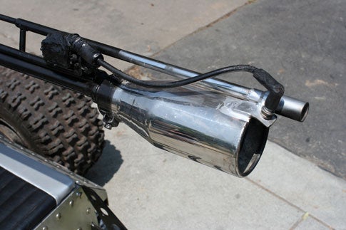 A flamethrower muzzle.