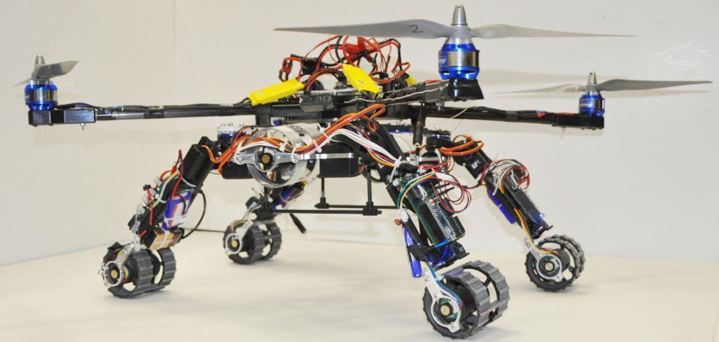 Snake Robots And A Quadcopter Fuse Together In This Chimera Drone
