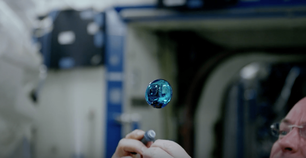 Watch Astronauts Create Colored Orbs Of Water On The ISS