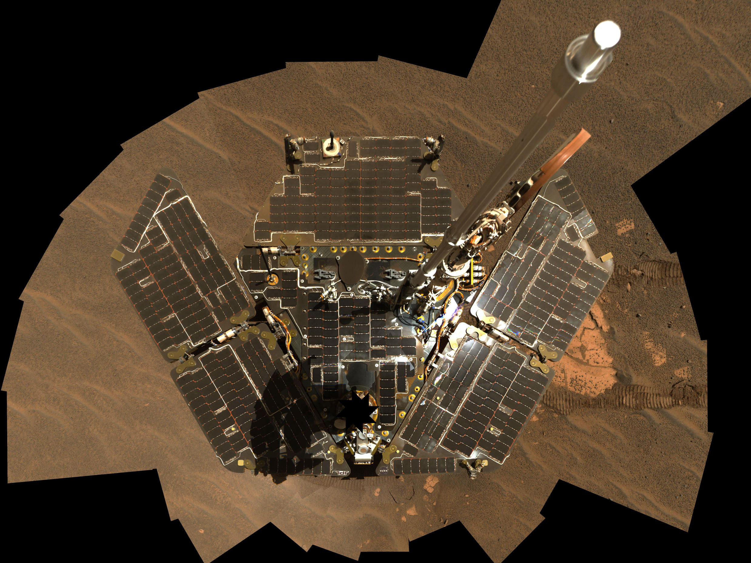 Mars’ skies are clearing up, but the Opportunity rover is still fast asleep