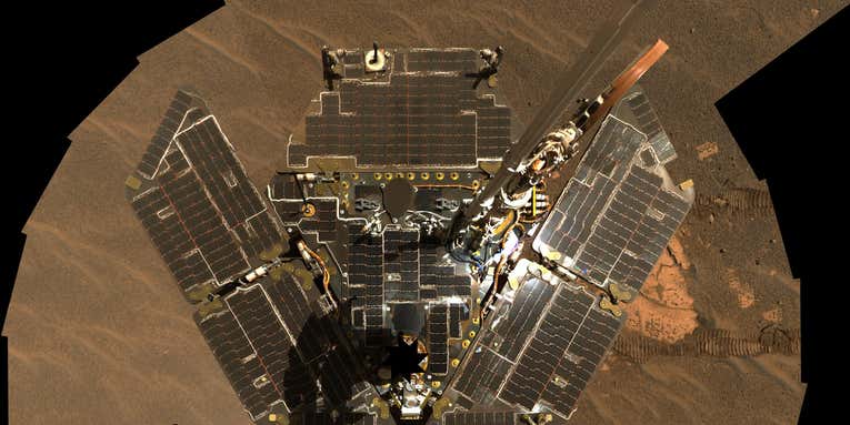 Mars’ skies are clearing up, but the Opportunity rover is still fast asleep