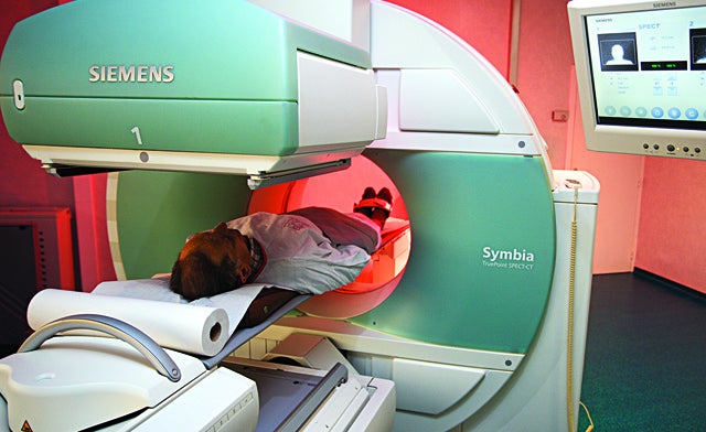 Without Mo-99 isotopes, doctors can't perform lifesaving diagnostic tests, such as SPECT scans, which help locate tumors.