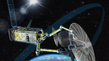 Annotated Machine: How Robots Could Recycle Dead Satellites In Orbit