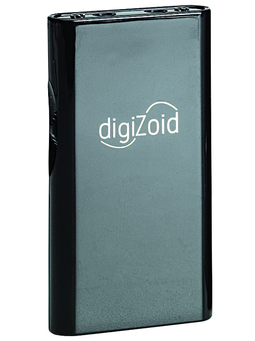 Most MP3 players boost bass by damping down other frequencies and upping the volume, but that can distort tiny speakers. This address-label-size amplifier sits between your player and earbuds to pump up bass without losing fidelity. The digiZoid Zo Personal Subwoofer costs $50 at <a href="http://www.digizoid.com/">DigiZoid.com</a>.