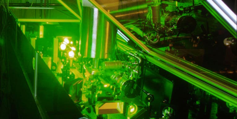 Super-Intense Laser Stretches Farther Than Ever